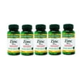 thumbnail image 1 of Nature's Bounty Zinc 50 mg, Supports Immune System Caplets, 100 Count, Pack of 5, 1 of 4
