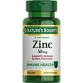 thumbnail image 1 of Nature’s Bounty Zinc, Immune Support, Dietary Supplement, 50 mg, 100 Caplets, 1 of 6