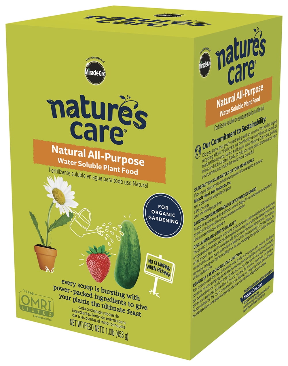 Nature's Care Natural AllPurpose Water Soluble Plant Food, 1 lb