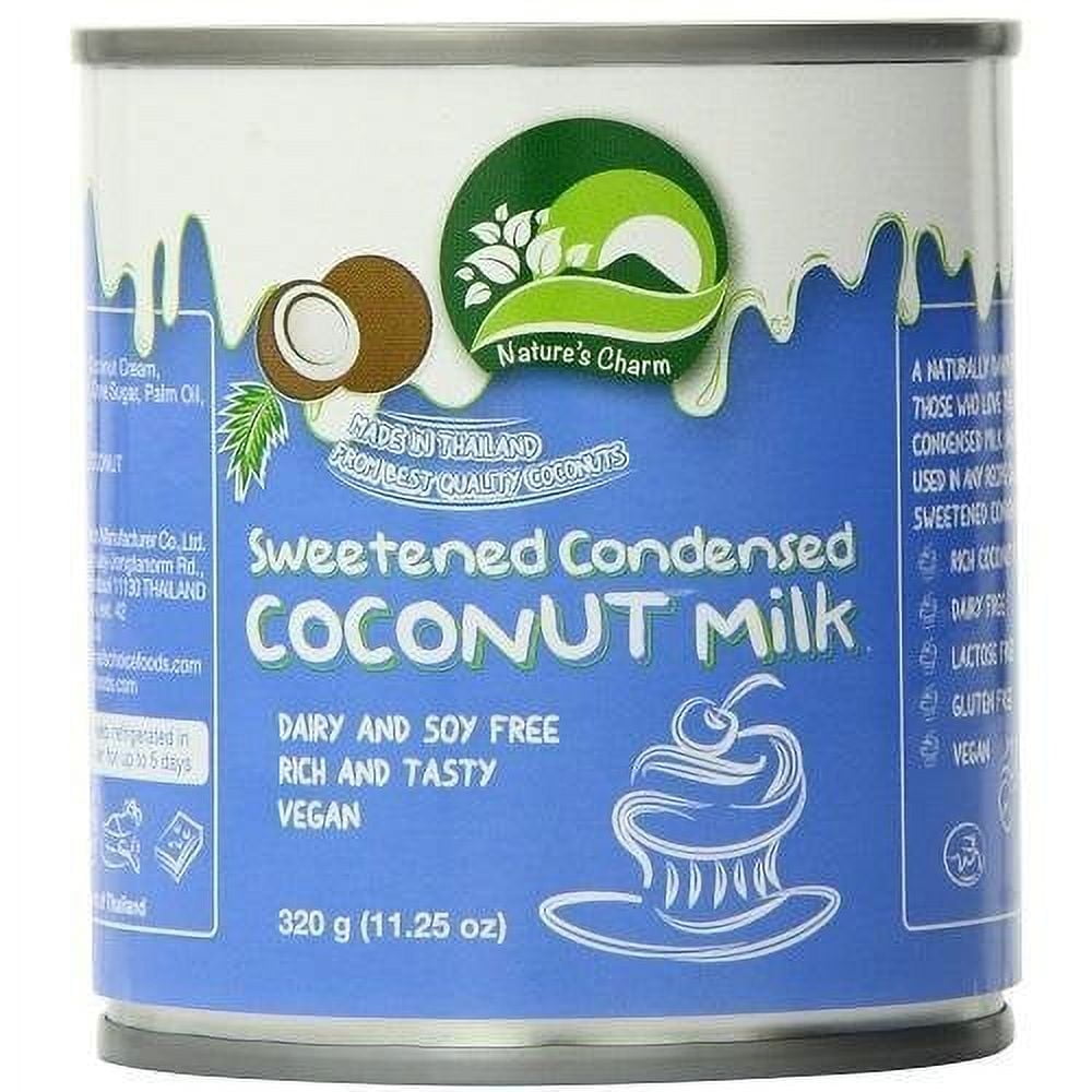 Nature's Charm Condensed Coconut Milk Sweetened 11.25 oz Pack of 4