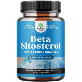 Natures Craft Plant Sterols Complex with Beta Sitosterol for Prostate Health and Heart Health, 30 Ct