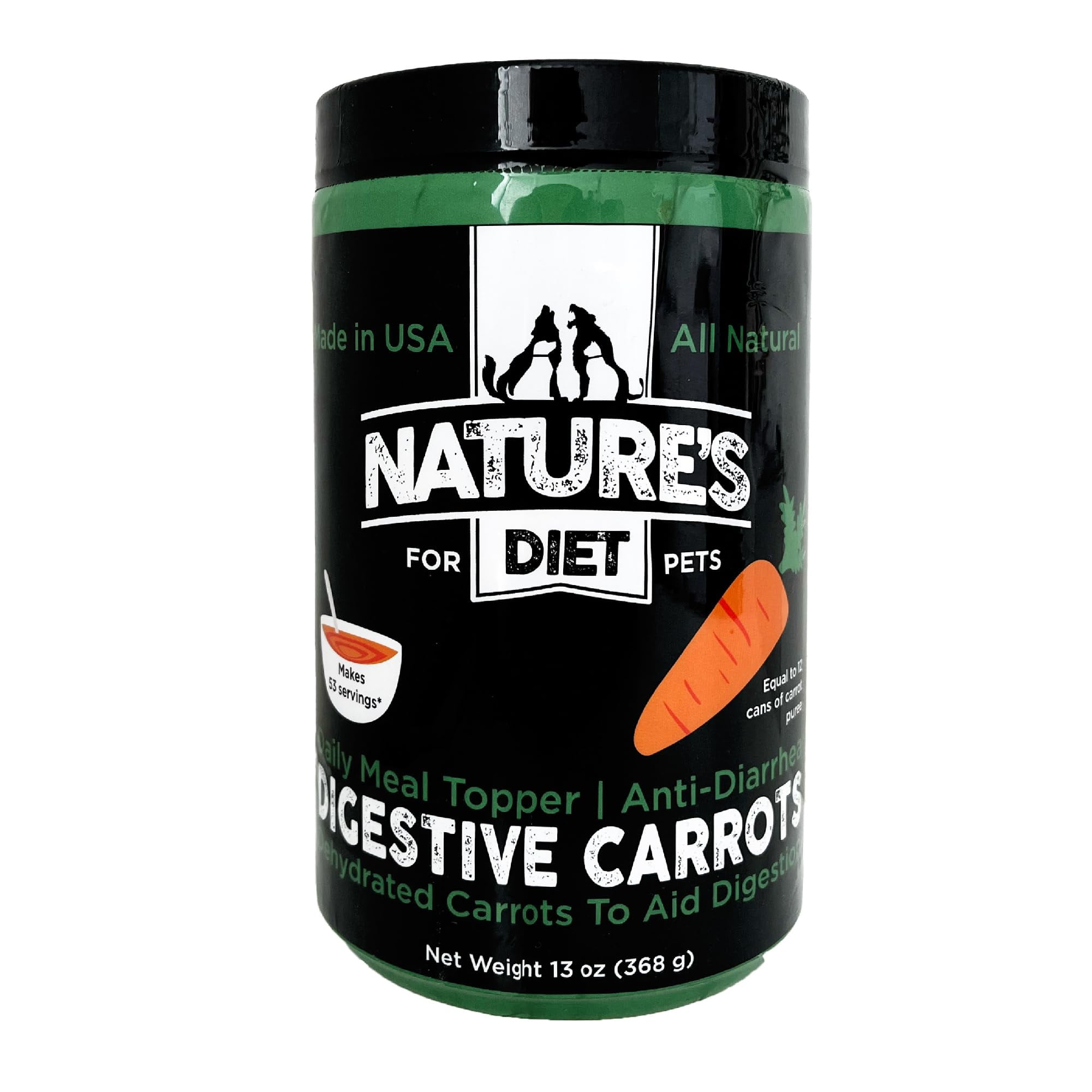 Nature's Diet® Digestive Carrots STF9 Dehydrated Carrot Dog Food