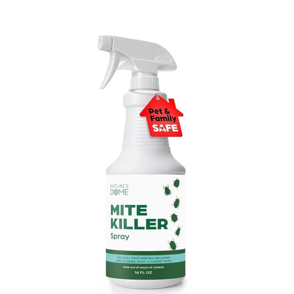 Nature's Dome Dust & Spider Mite Insecticide Spray, Plant-Based, 16 oz