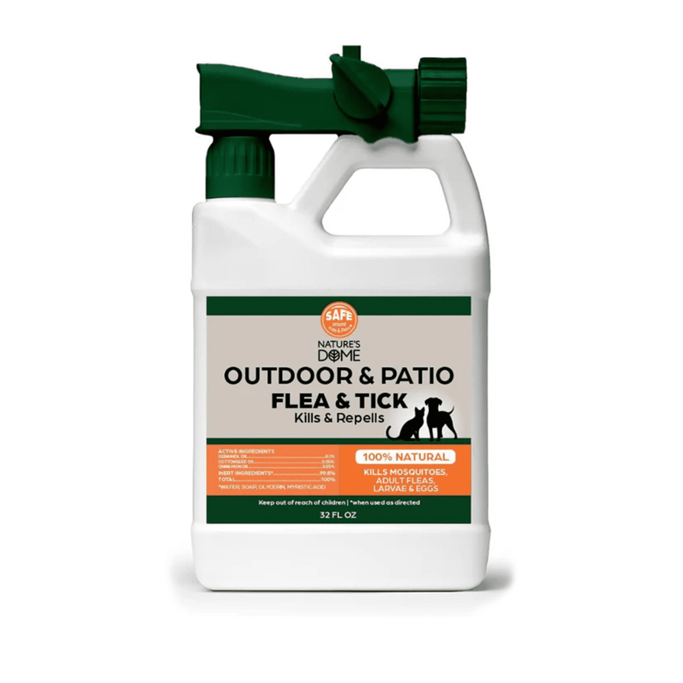 Nature's Dome, Outdoor Flea and Tick Spray, 32 oz, Ready-to-Use ...