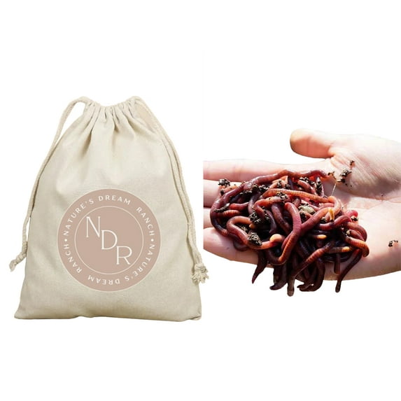 Nature's Drean Ranch Healthy Earthworms, 1 lbs