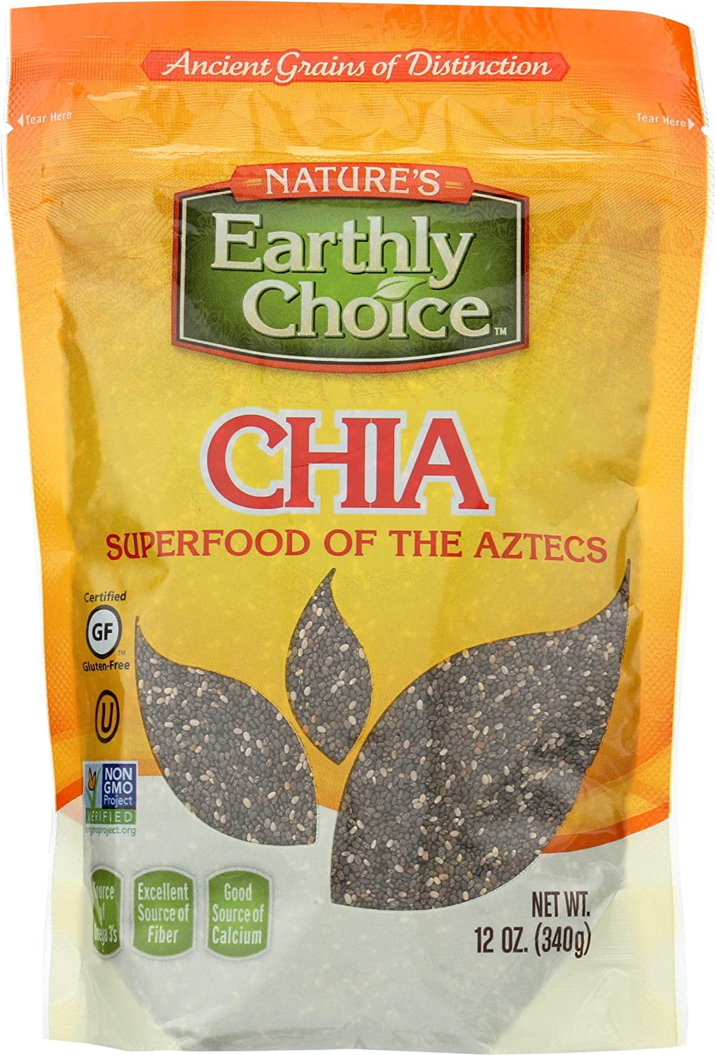 Nature's Earthly Choice Chia, 12 oz