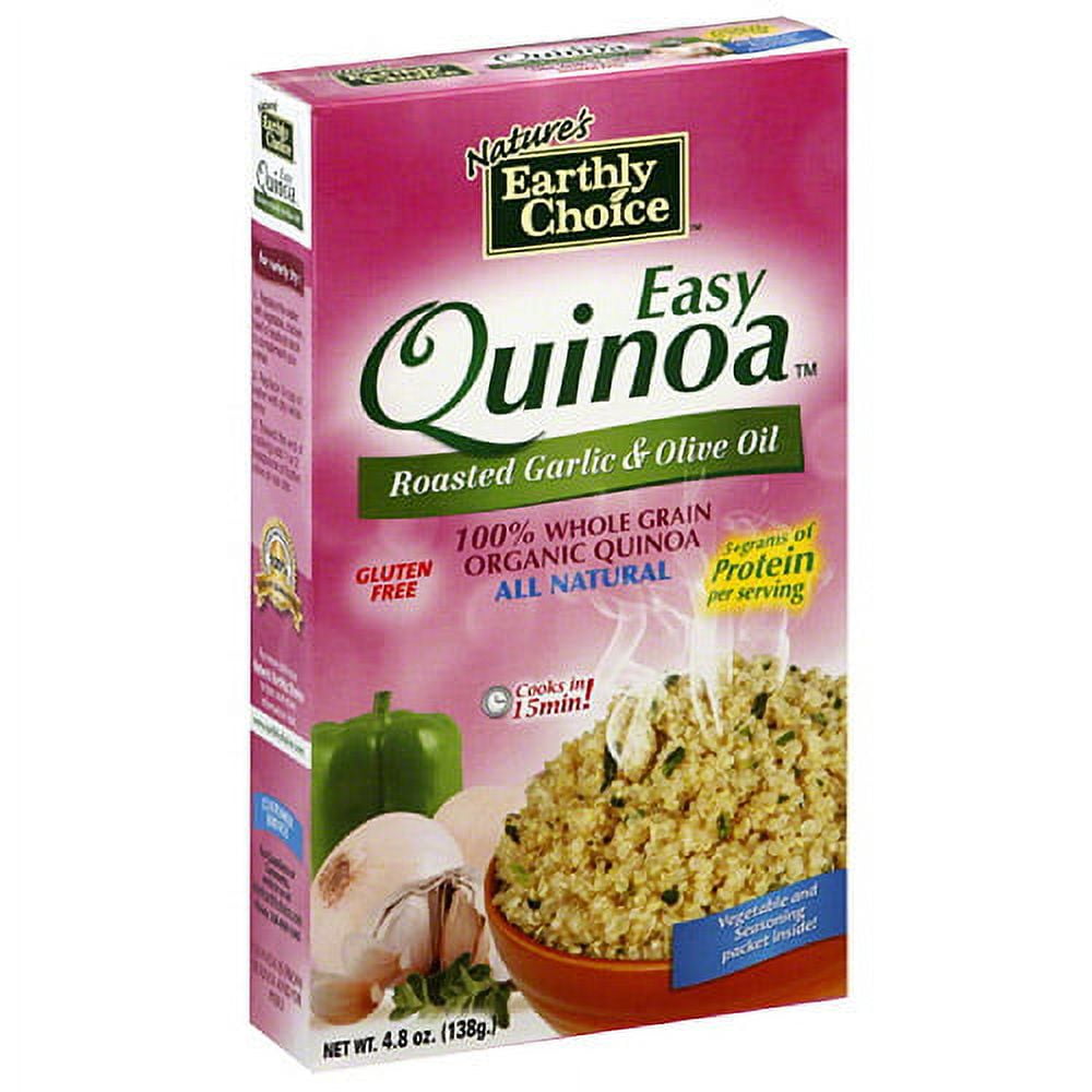 Nature's Earthly Choice Easy Roasted Garlic & Olive Oil Quinoa, 4.8 oz