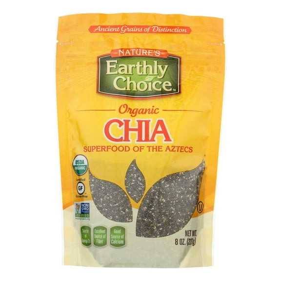 Nature's Earthly Choice Organic Chia, 8 oz