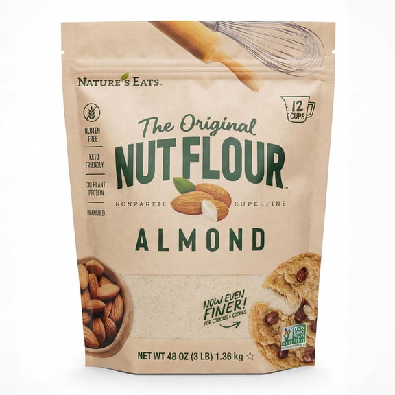 Nature's Eats Blanched Almond Nut Flour, 48 oz.