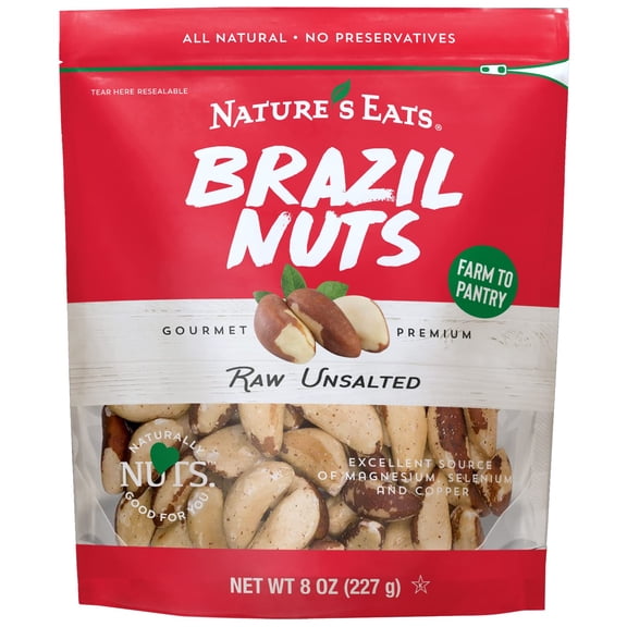 Nature's Eats Brazil Nuts, 8 Oz C11