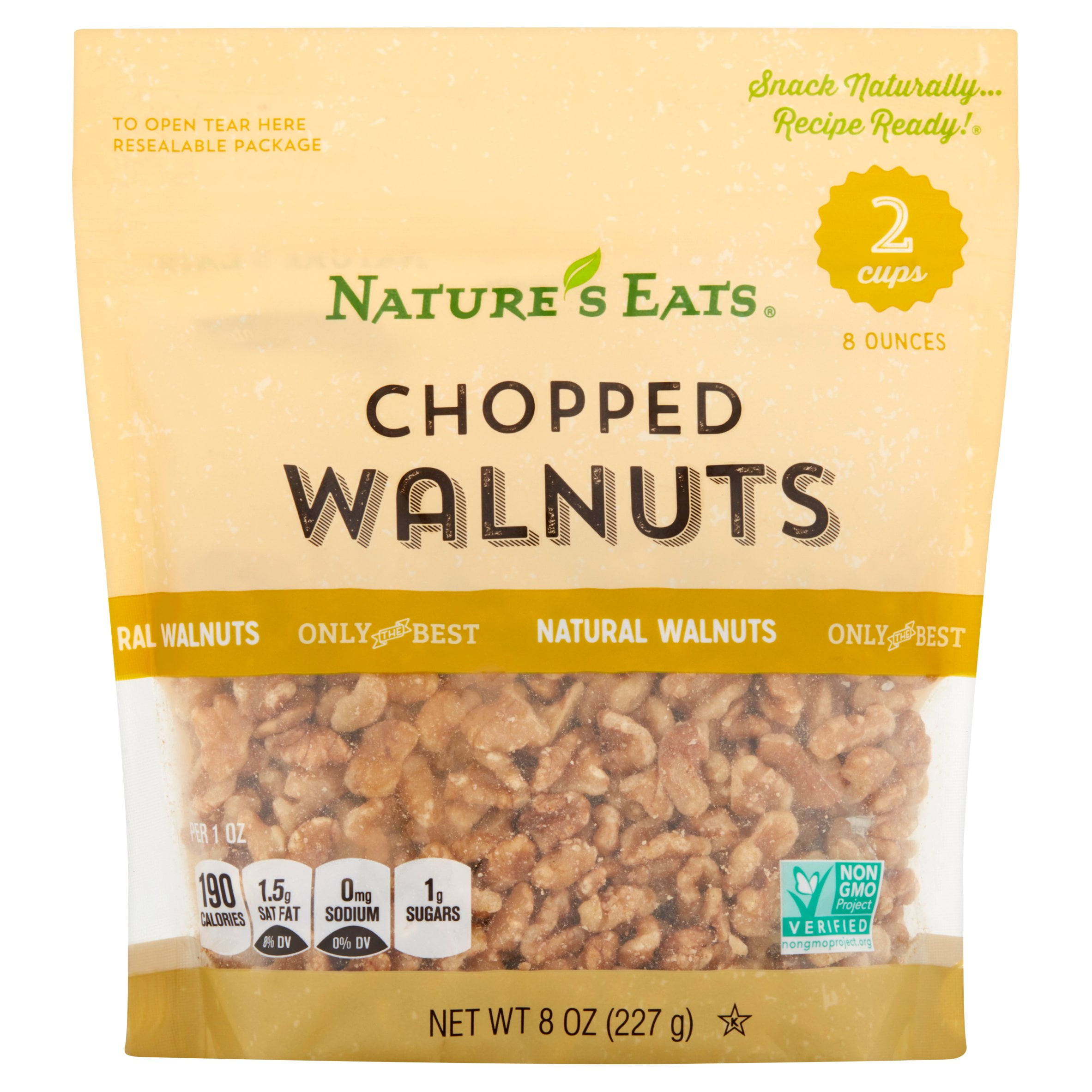 Nature's Eats Chopped Walnuts, 8 oz