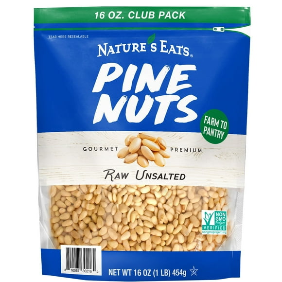Nature's Eats Pine Nuts, 16 oz.