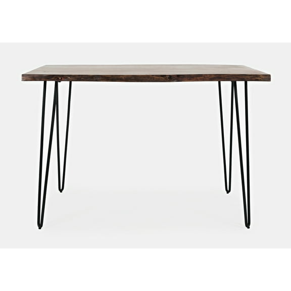 Nature's Edge 52'' Modern Solid Wood Live Edge Counter Height Dining Table