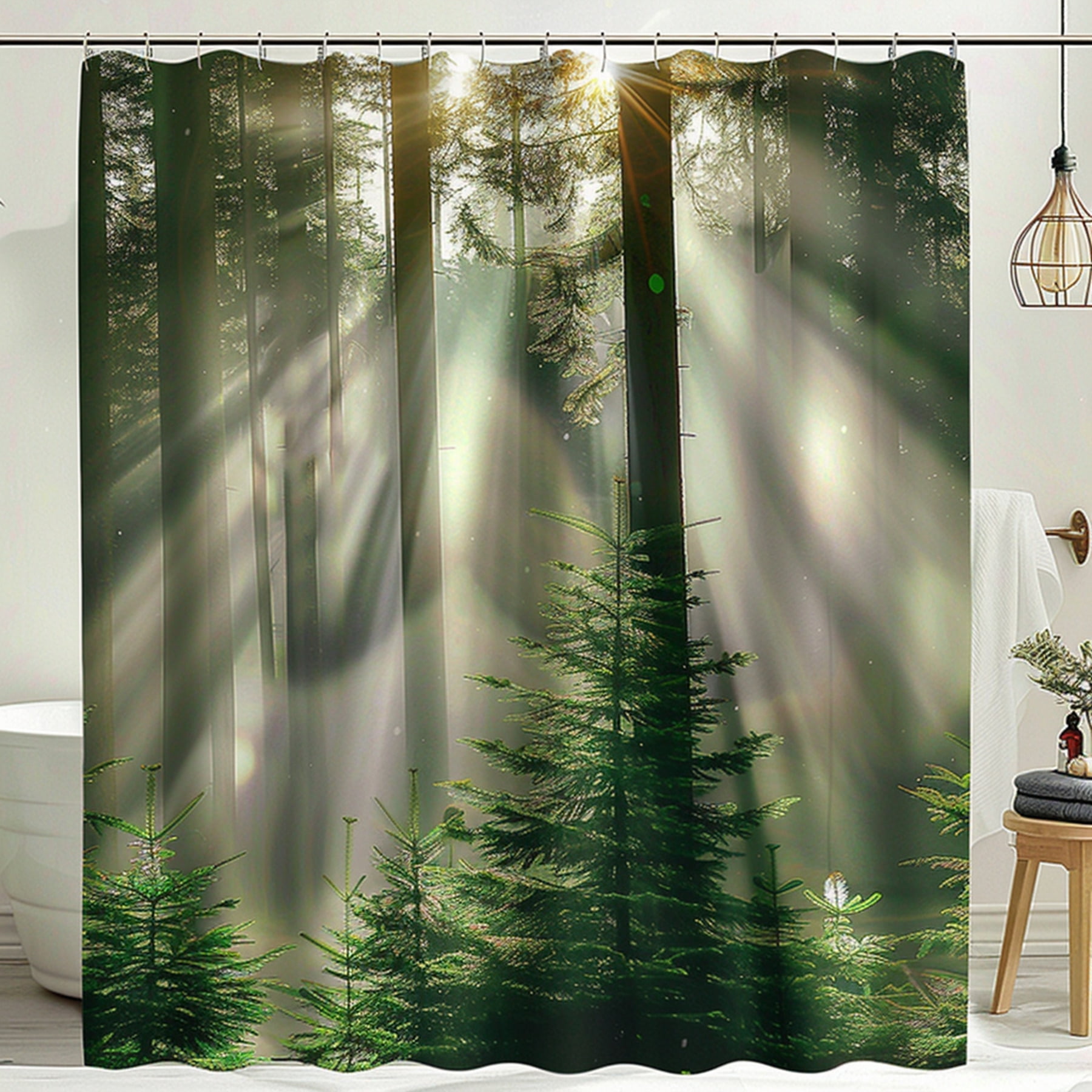 Quiet Forest Shower Curtain NCU0DV1883
