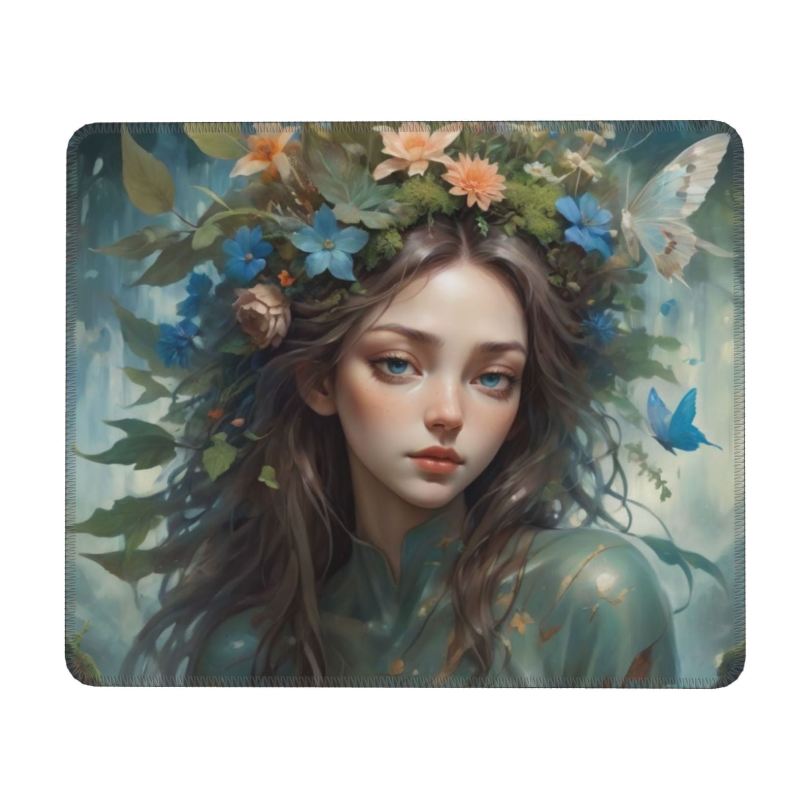 Nature's : Ethereal Portrait Square mouse pad, personalized mouse pad ...