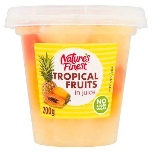 Nature's Finest Tropical Fruit 200g, British Import (Pack of 3)
