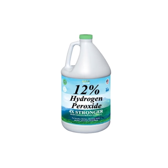 Nature's Freedom Cleaning Hydrogen Peroxide 12% Food Grade Concentrate, Household Cleaner, Purified Water Only, 1 Gallon