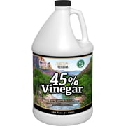 Natures Freedom 45% Concentrated Vinegar Cleaning Solution, Multi-Purpose Household Cleaner, 1 Gallon