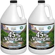 Natures Freedom 45% Vinegar Cleaning Solution, Multi-Purpose Household Cleaner, 2 Gallon