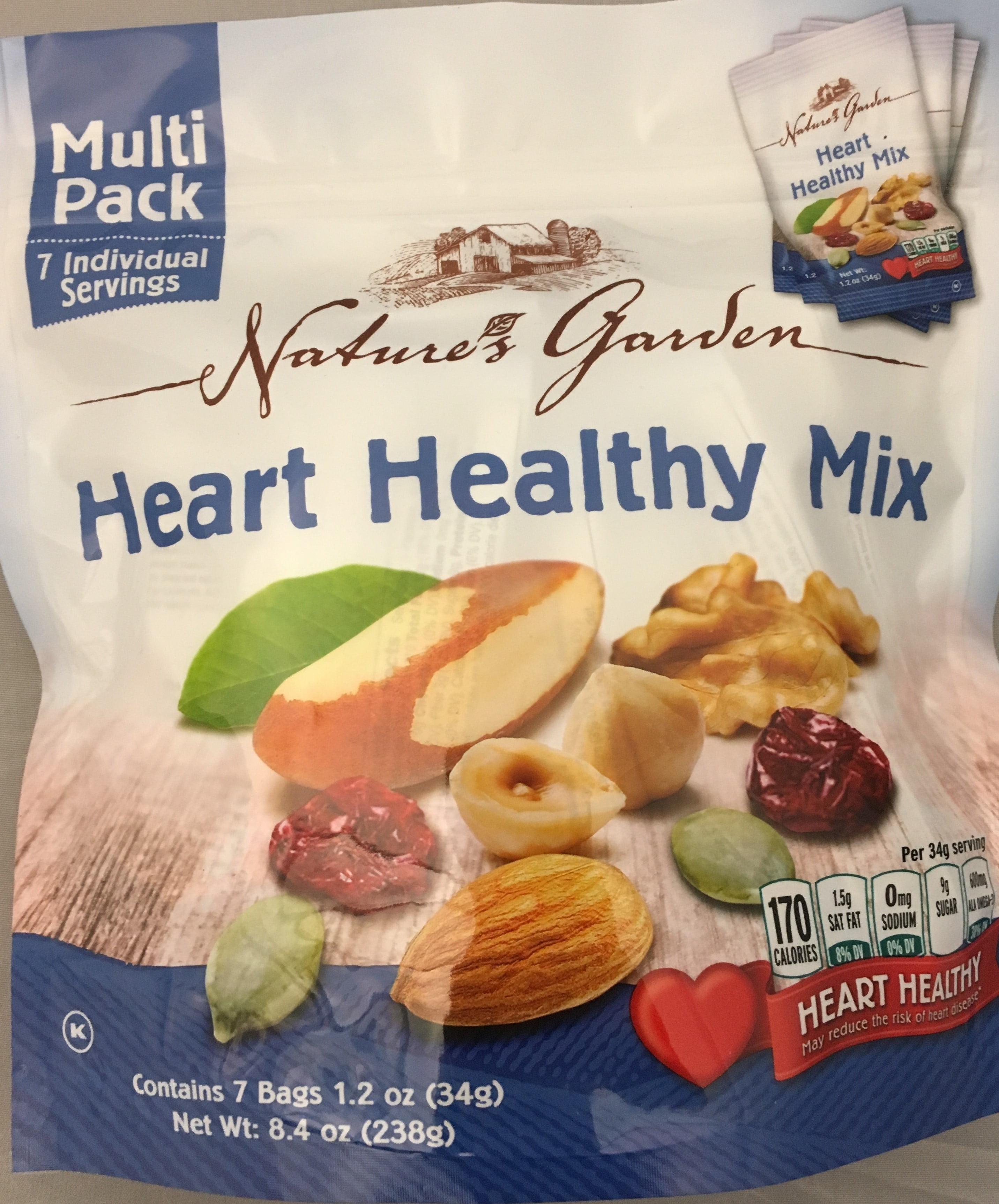 Nature's Garden Heart Healthy Mix, 8.4 oz.