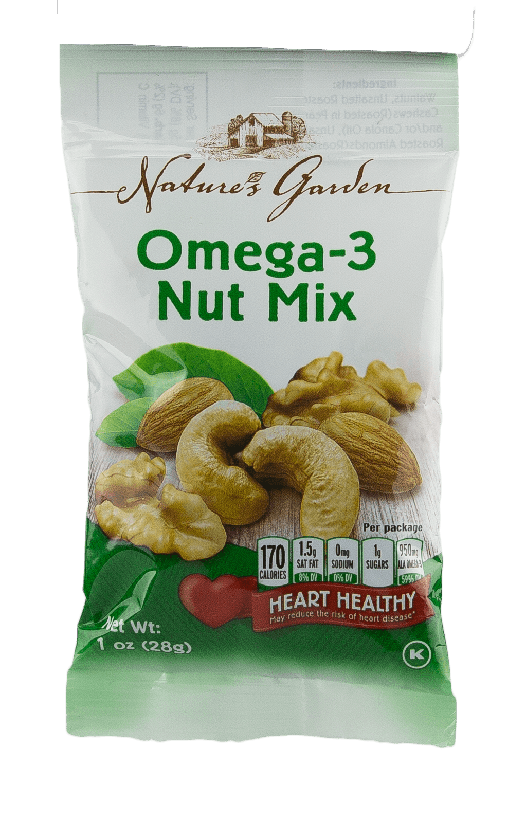 Nature's Garden OMEGA 3 NUT MIX SINGLE SERVE (Pack of 20)