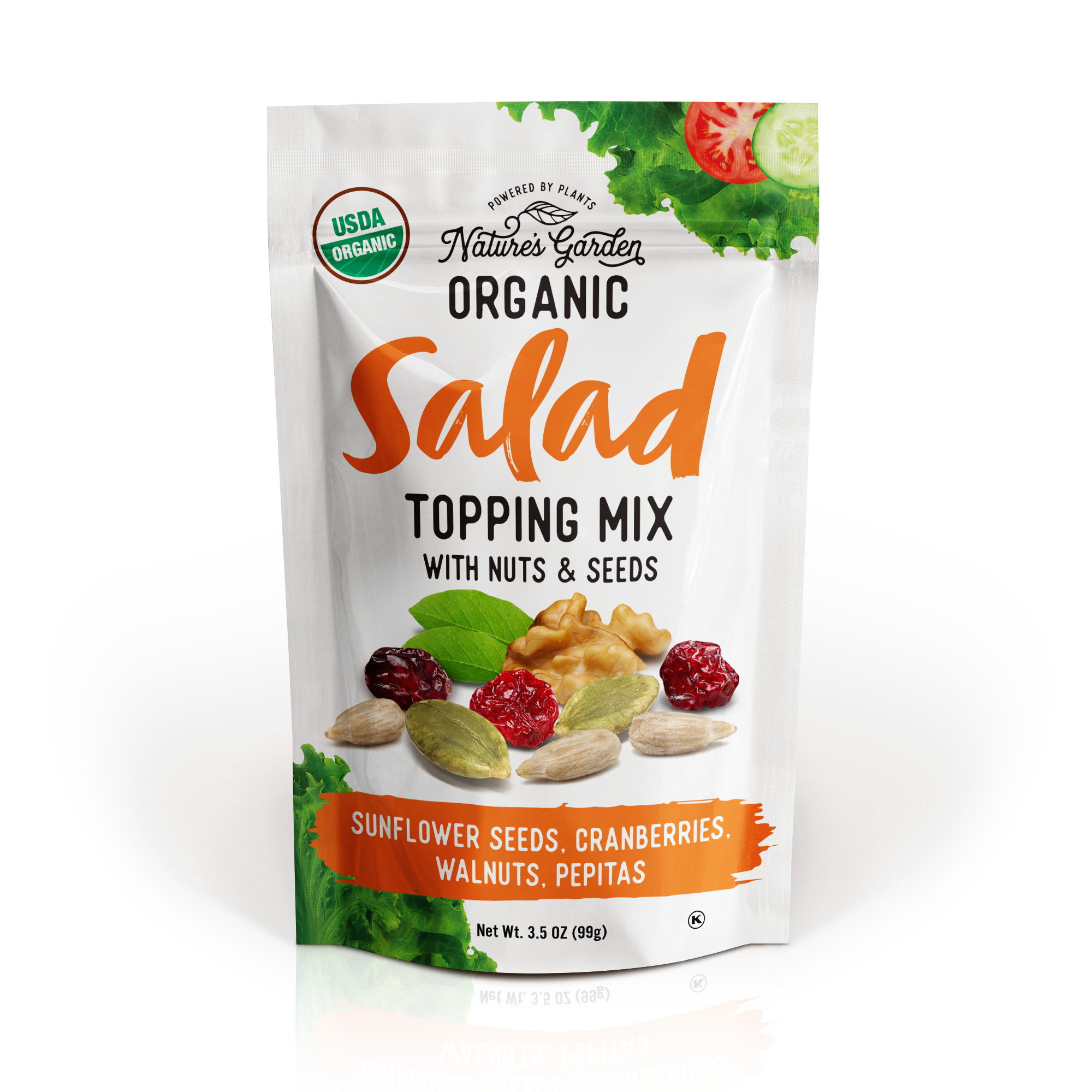 Nature's Garden Organic Seeds Salad Topping, 3.5 oz - image 1 of 4