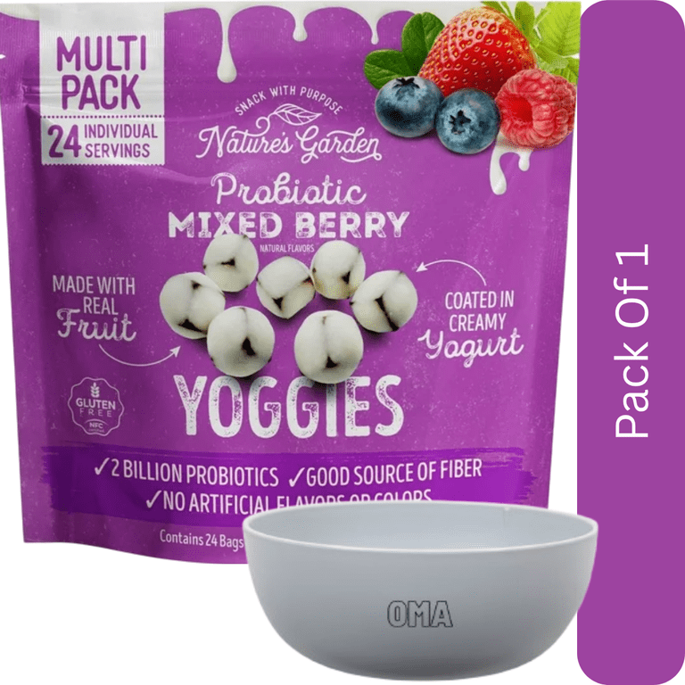 Nature's Garden Probiotic Mixed Berry Yoggies, 0.7 oz (24 packs