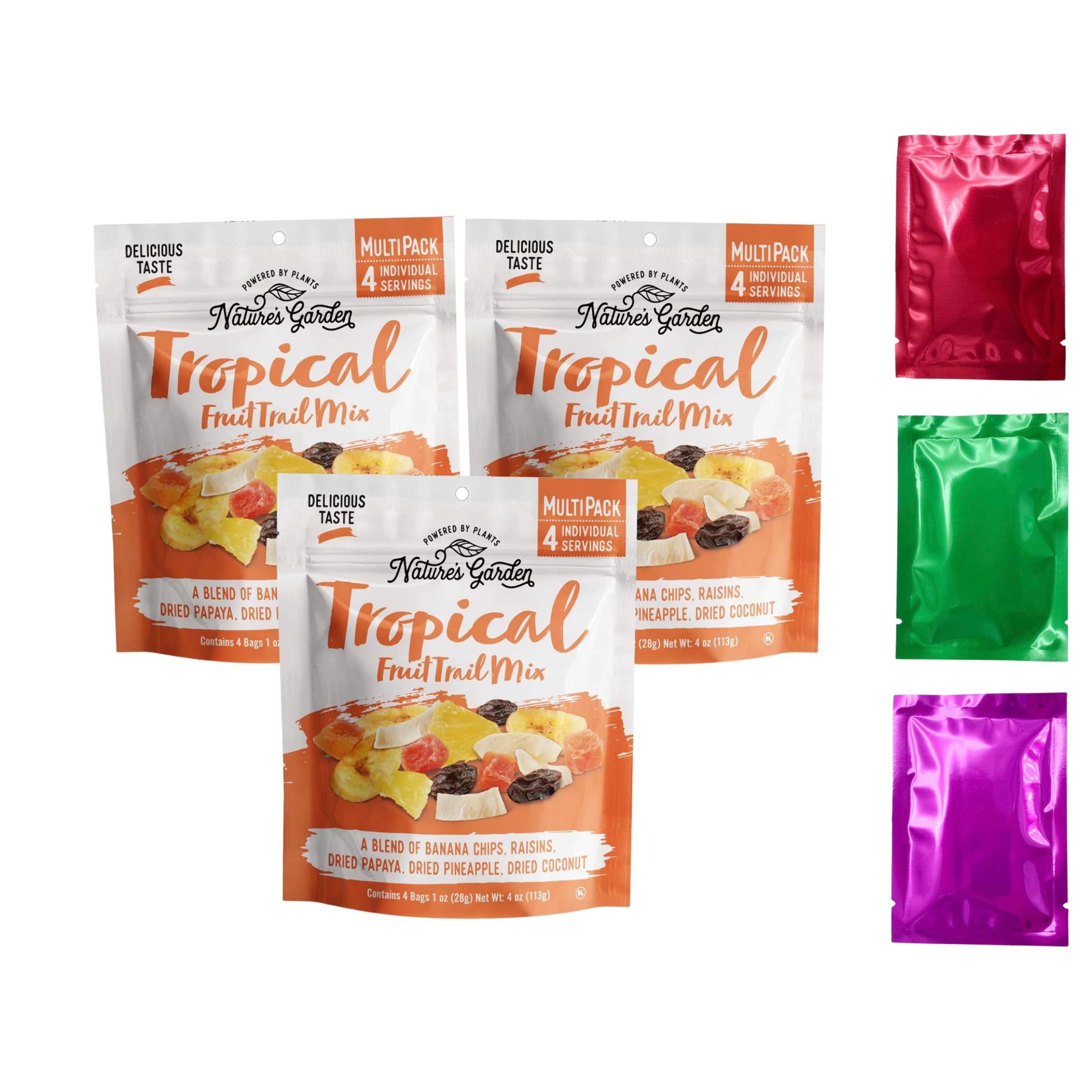 Nature's Garden Tropical Fruit Trail Mix Multipack Delicious