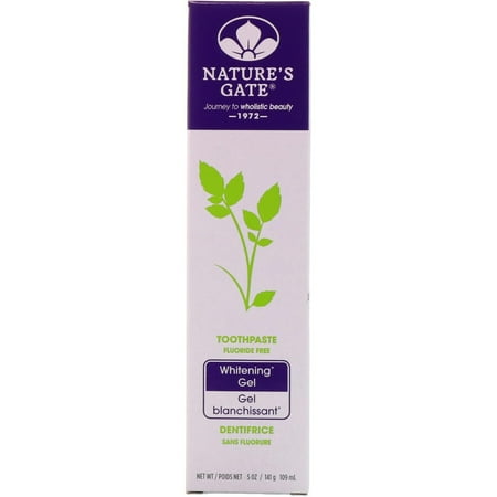 Nature's Gate Whitening Gel Fluoride-Free Toothpaste, 5 Oz