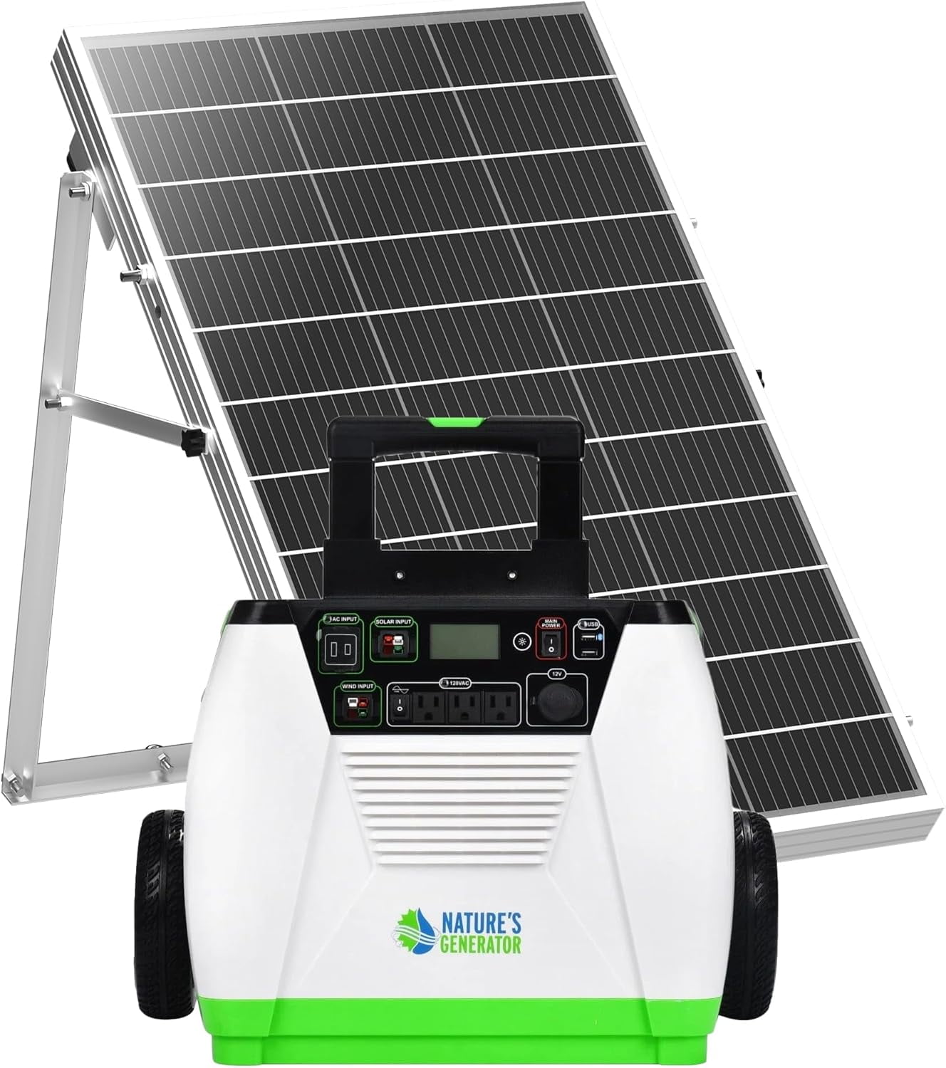 Nature's Generator - 1800W Solar Generator with Electric Start - Gold System Nature's Generator - 1800W Solar Generator with Electric Start - Gold System