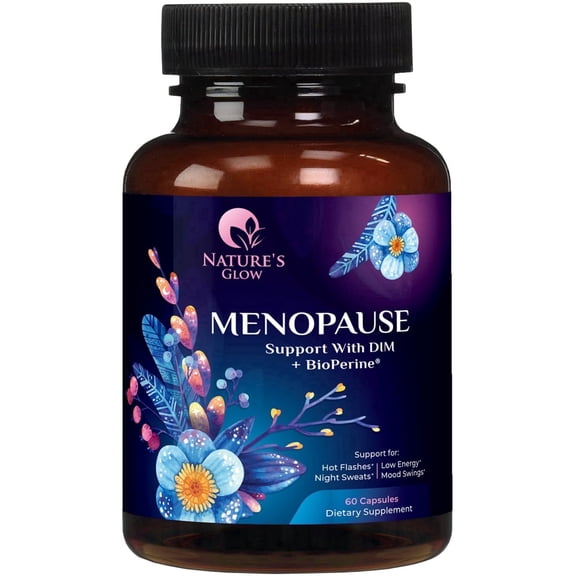 Nature's Glow Menopause Supplements - 60 Capsules