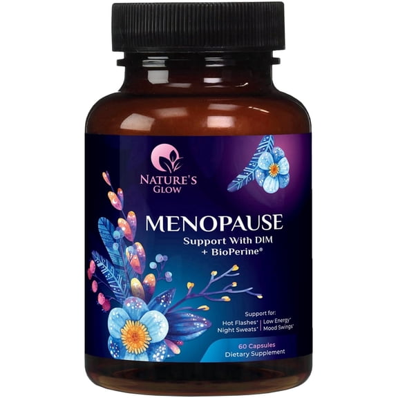 Nature's Glow Menopause Supplements - 60 Capsules