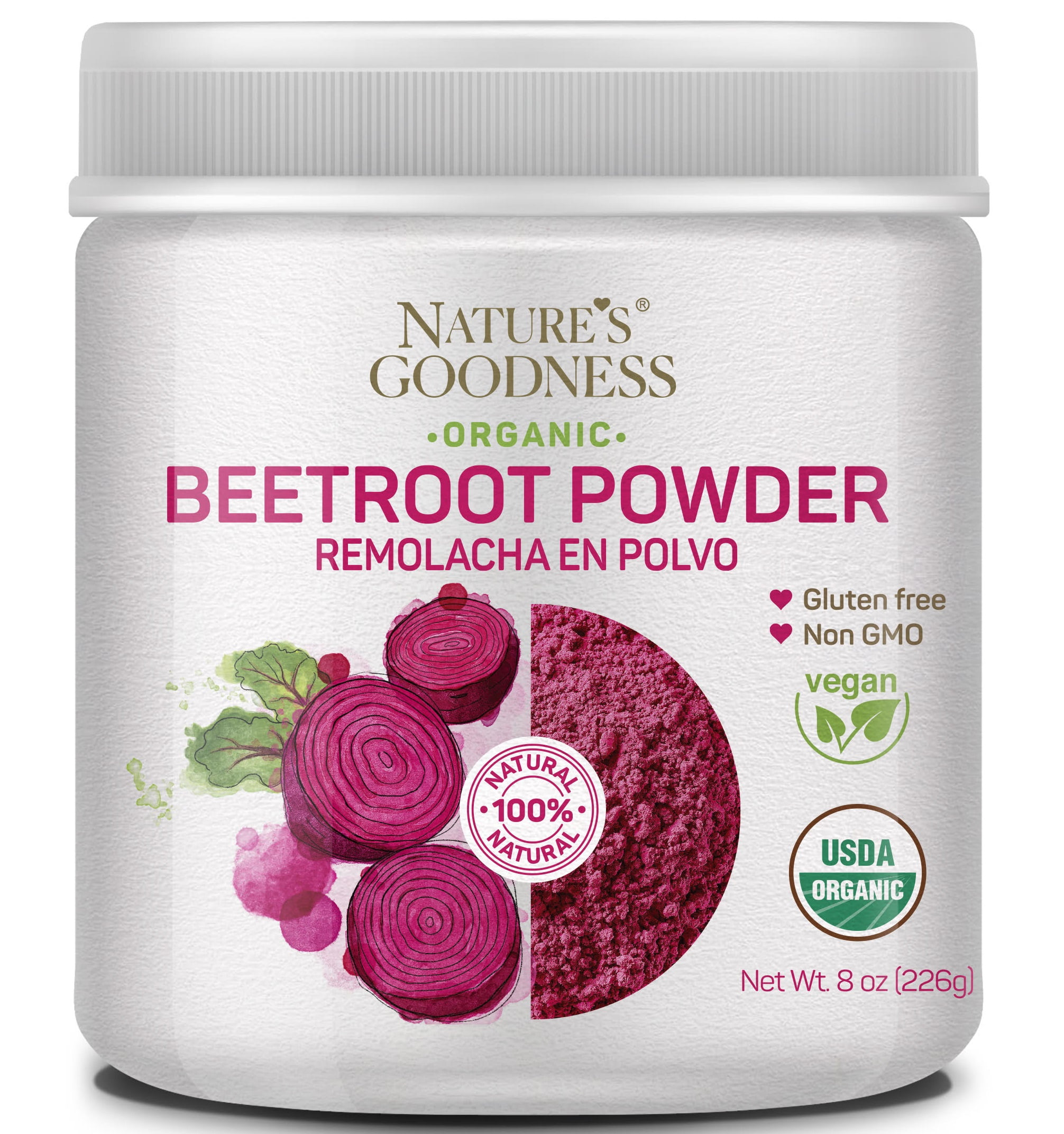 Nature's Goodness - Organic Beetroot Powder - 8 oz