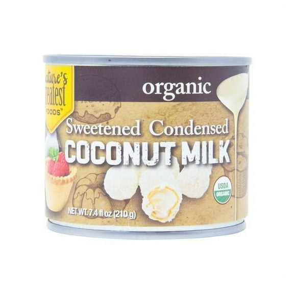 Nature's Greatest Foods Coconut Milk, Sweetened Condensed, Organic-7.4 oz