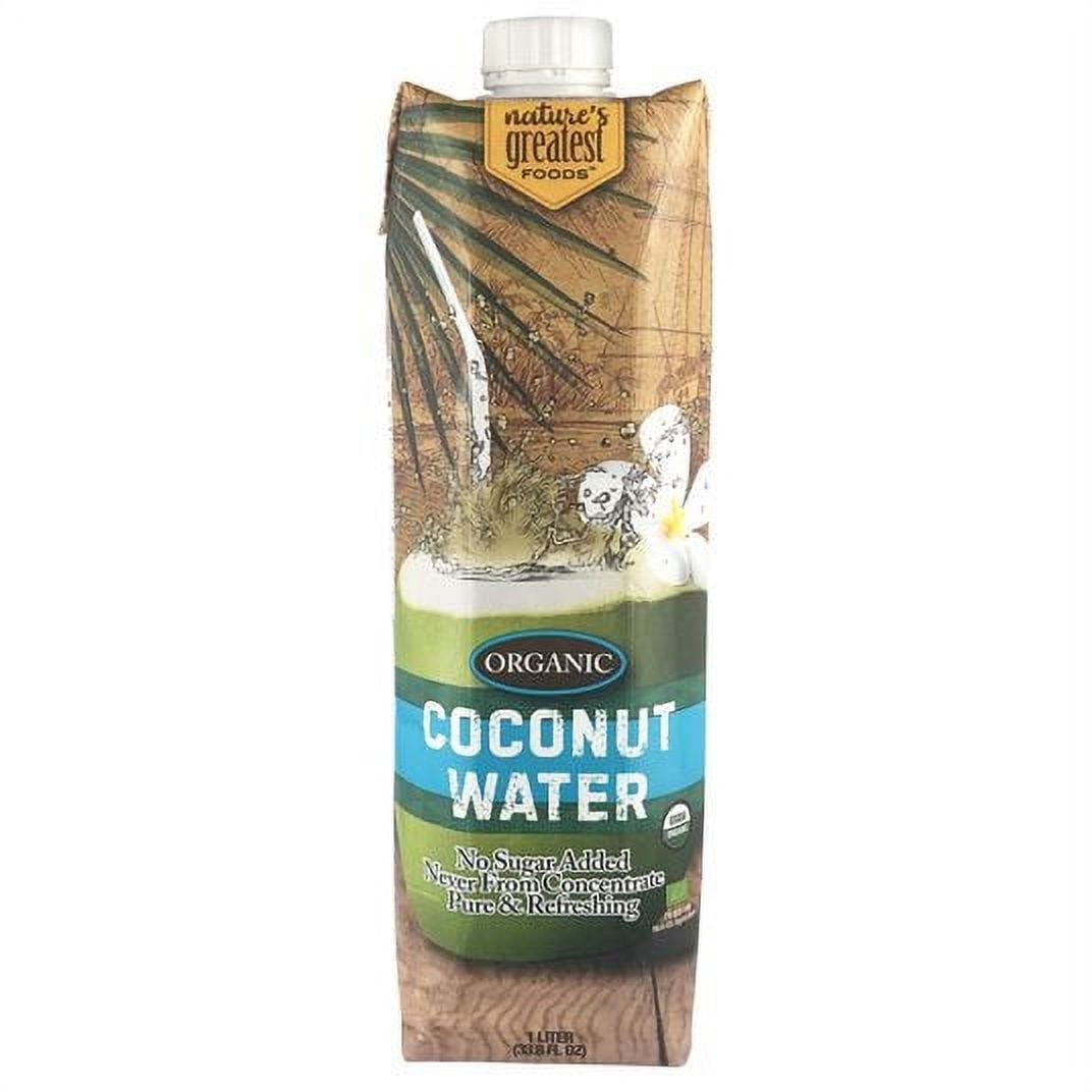 Nature's Greatest Foods Coconut Water, Organic33.8 floz
