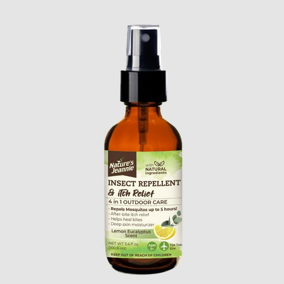 Nature's Jeannie Insect Repellent  Itch Relief, 3.4 fl. oz.