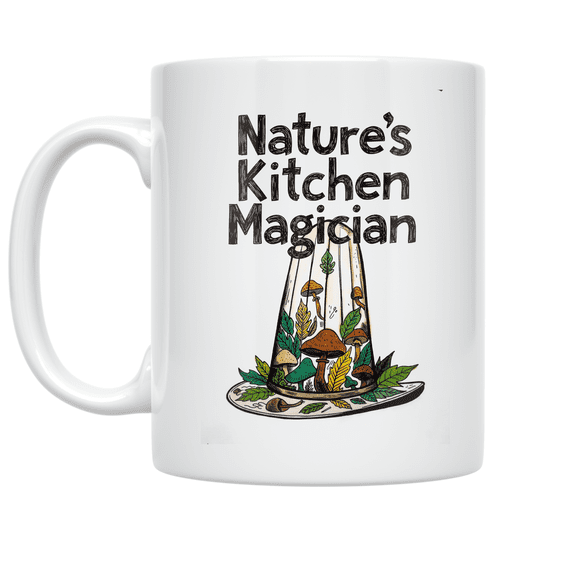 Nature's Kitchen Magician - Culinary Enthusiast - 11 oz Ceramic Coffee Mug