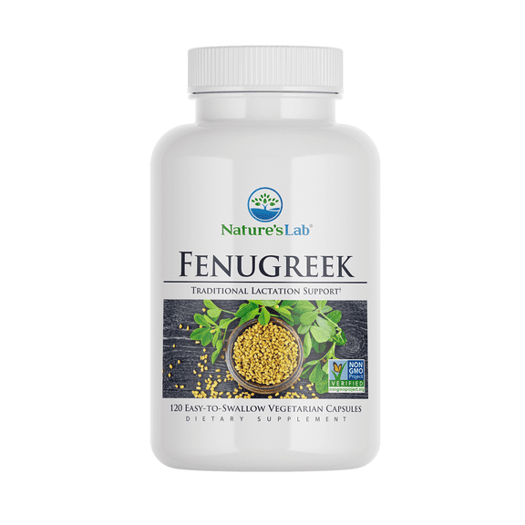 Nature's Lab Fenugreek - Traditional Lactation Support* - 120 Capsules