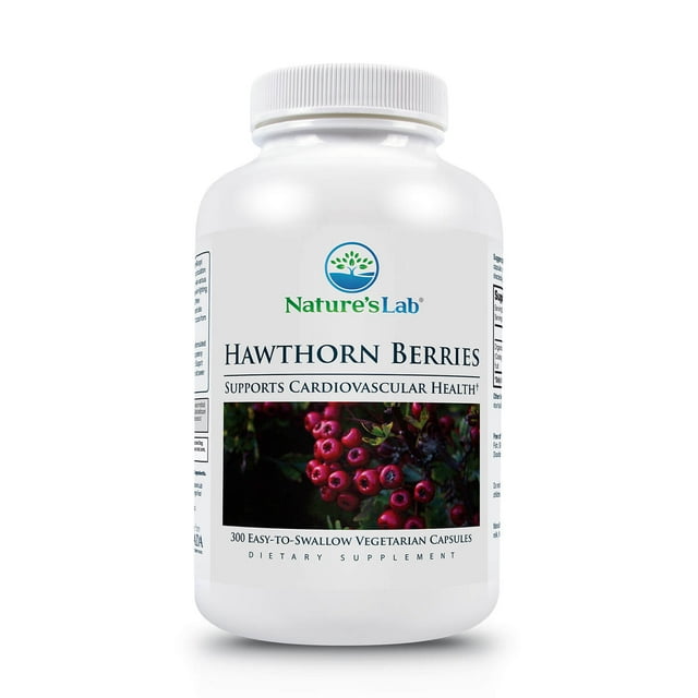Nature's Lab Hawthorn Berries 300 Capsules