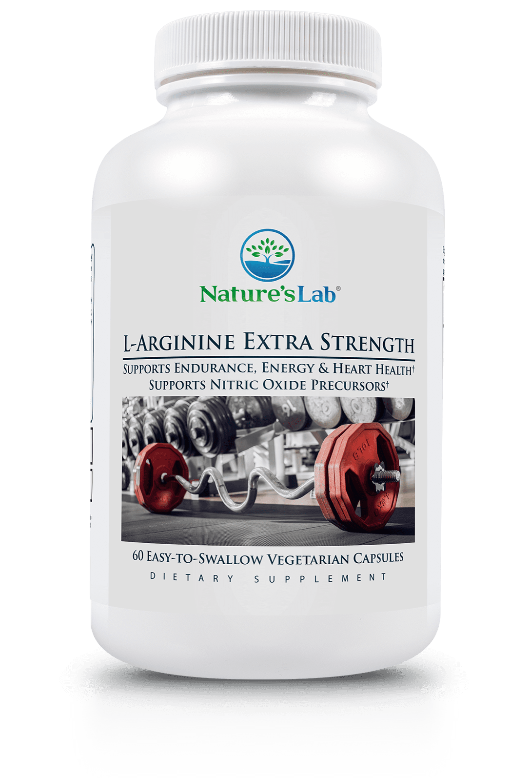 Nature's Lab L-Arginine Extra Strength – 60 Capsules (1 Month Supply ...