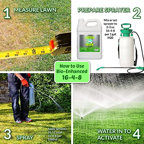 Nature’s Lawn BioEnhanced 1648 Liquid Lawn Fertilizer for All