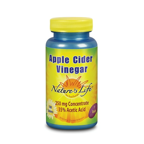 Nature's Life Apple Cider Vinegar Tablets, 250 Mg | 100 Count