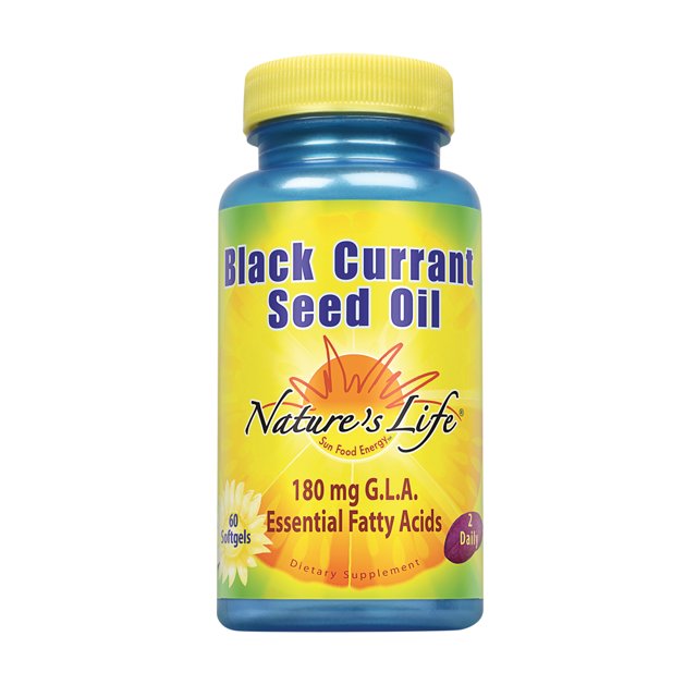 Nature's Life Black Currant Seed Oil Helps Support Healthy Skin