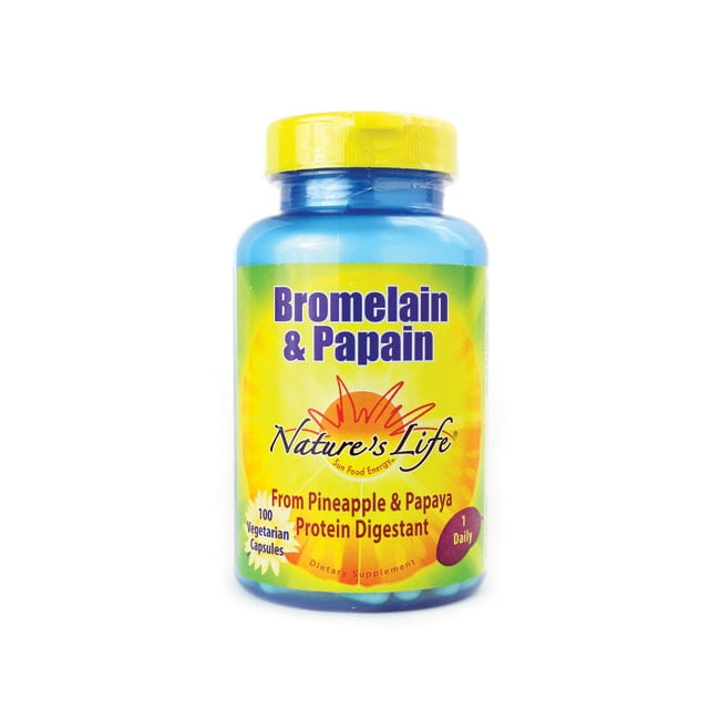 Nature's Life Bromelain & Papain Proteolytic Enzymes For Digestive