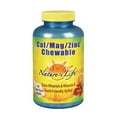 thumbnail image 1 of Nature's Life Cal Mag Zinc Chewable | 100% Plus Daily Value of Calcium, Magnesium, Zinc & Vit D3 for Bone & Heart Health Support | 60 No Sugar Chews, 1 of 6