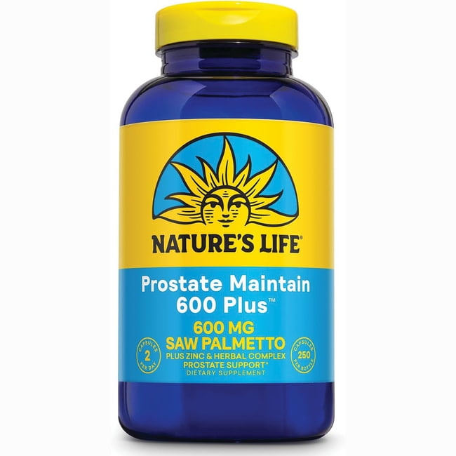 Nature's Life Prostate Maintain 600 Plus Formula for Men LGlutamic
