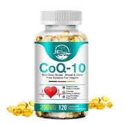 Natures Live 200mg CoQ 10 Coenzyme Q10 120 Capsules Cardiovascular Heart Health Daily Support 120 capsules