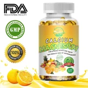 Natures Live Calcium Magnesium Zinc with Vitamin D3 for Bone & Teeth Health 120 Capsules