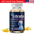Nature's Live Magnesium Citrate 1000mg Supplement for Sleep Stomach