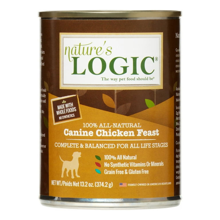 Nature s Logic Grain Free Chicken Feast Wet Dog Food 13.2 Oz Case of 12